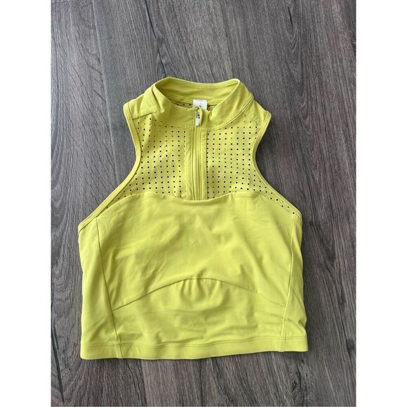 LULULEMON UNLEASH STRENGTH BRA, YELLOW SERPENTINE size 4 - Picture 1 of 4